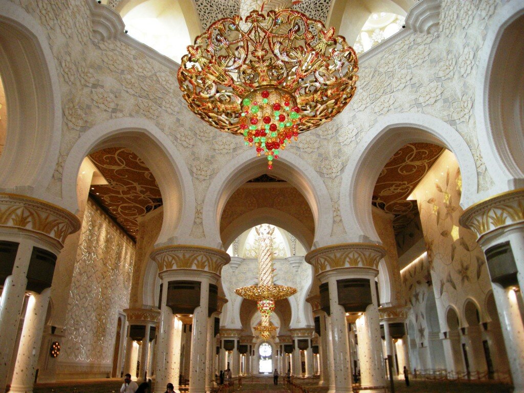 Sheikh Zayed Grand Mosque - wnętrze