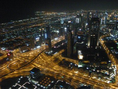 Dubaj - widok z Burj Khalifa