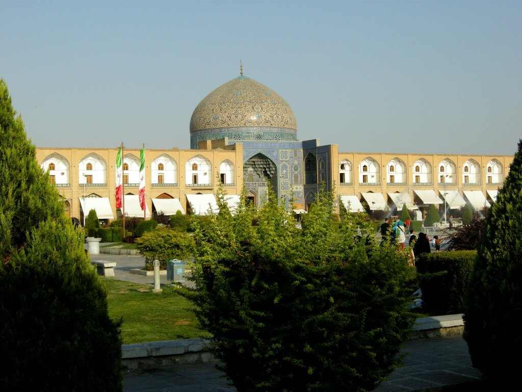 Isfahan - na placu Imama Khomeiniego