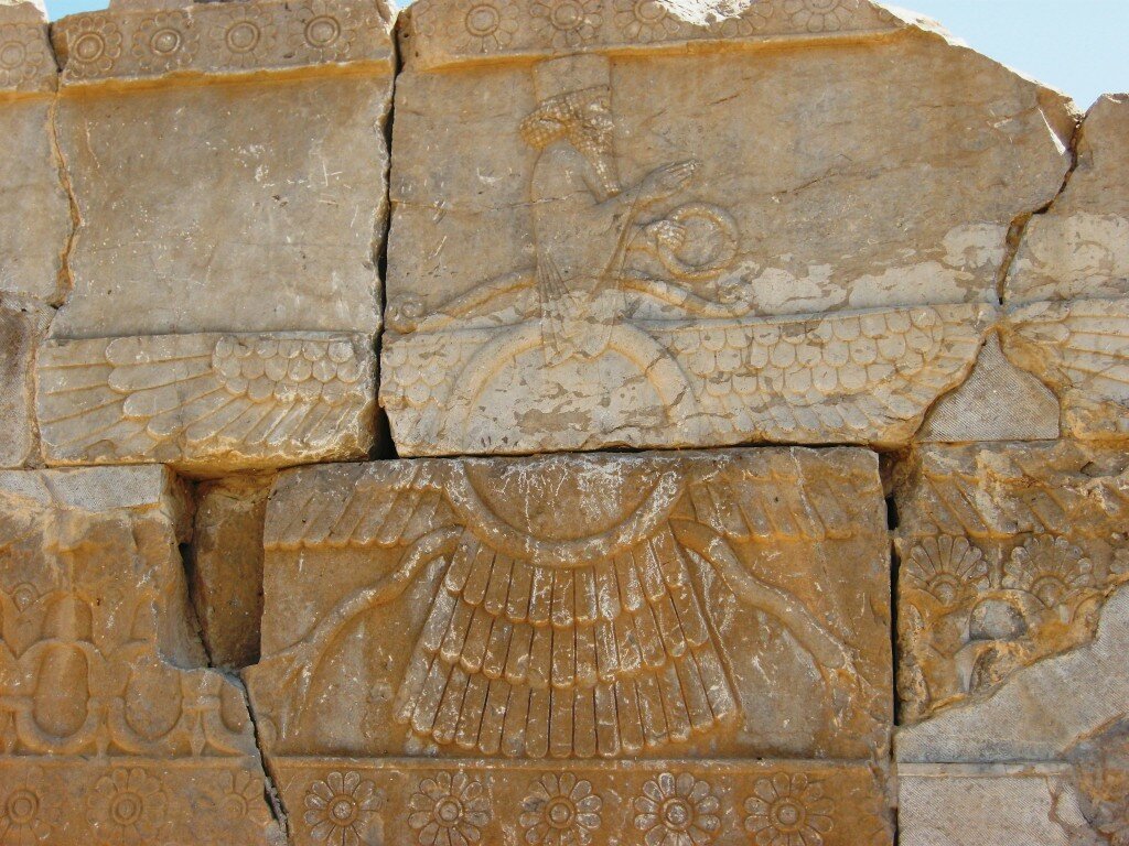 Faravahar w Persepolis